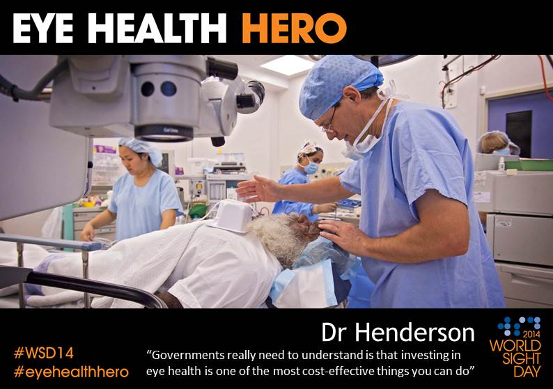 Dr Tim Henderson Eye Health Hero