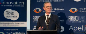 Christopher Pyne speaking at the 2023 Vision 2020 Australia Parliamentary Friends Group event.