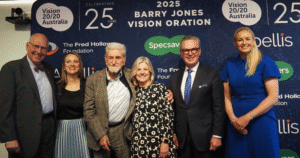 The 2025 Oration Panel posing for a photo after the event.